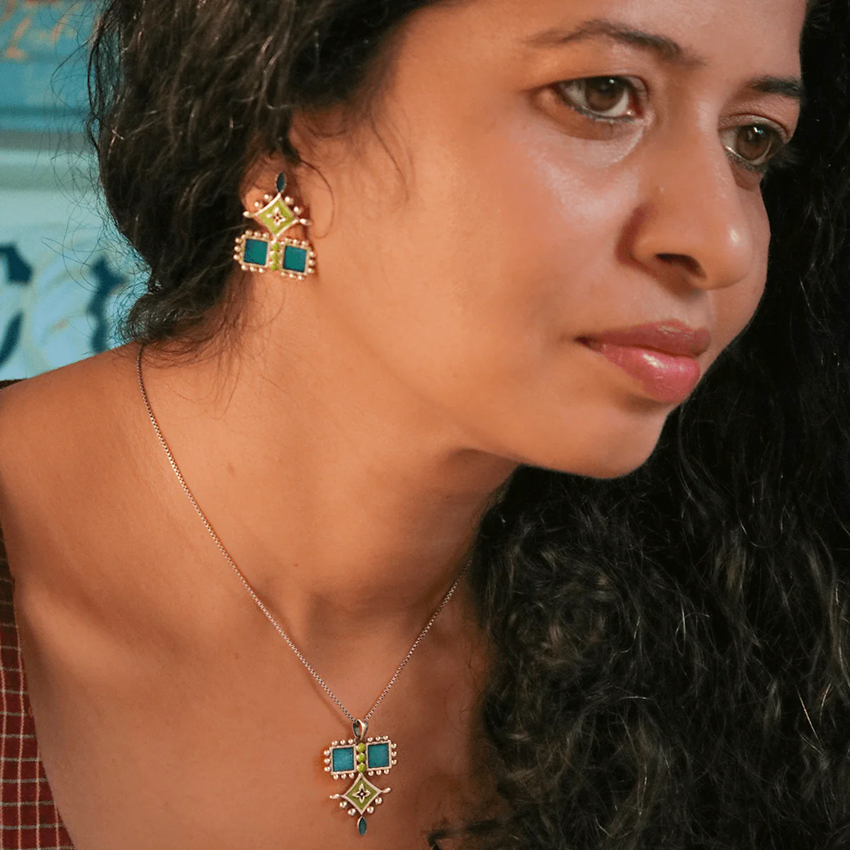 Aakriti Silver Pendant by MOHA (Only Pendant) - Image 7