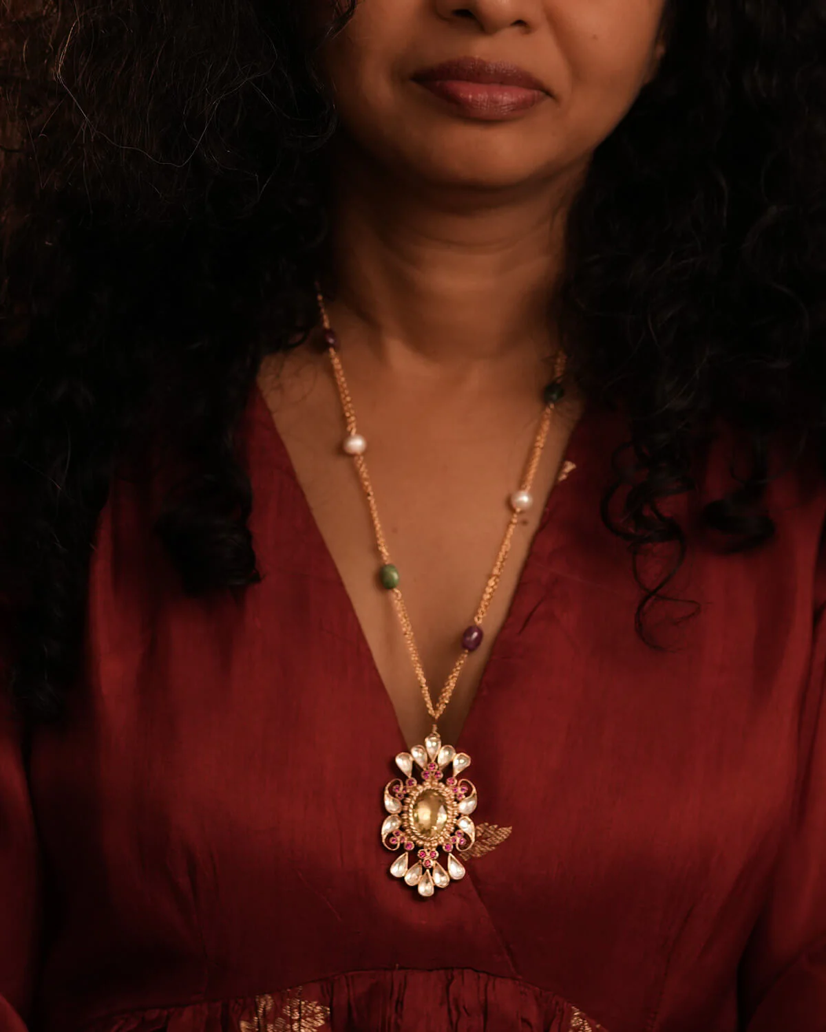 Aaranya Silver Necklace By MOHA - Image 3