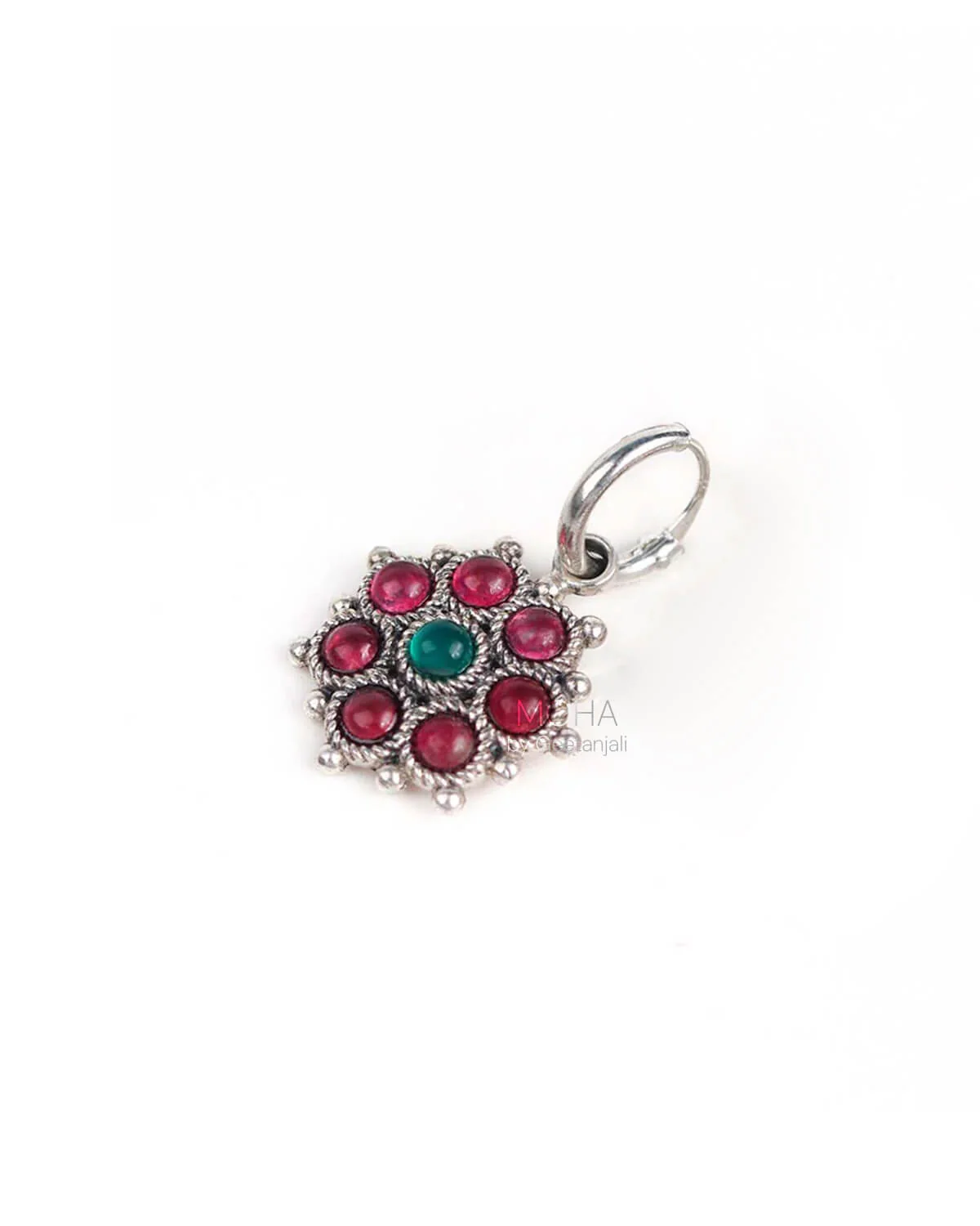 Adaa Hoops Silver Bugadi by Moha - Image 6