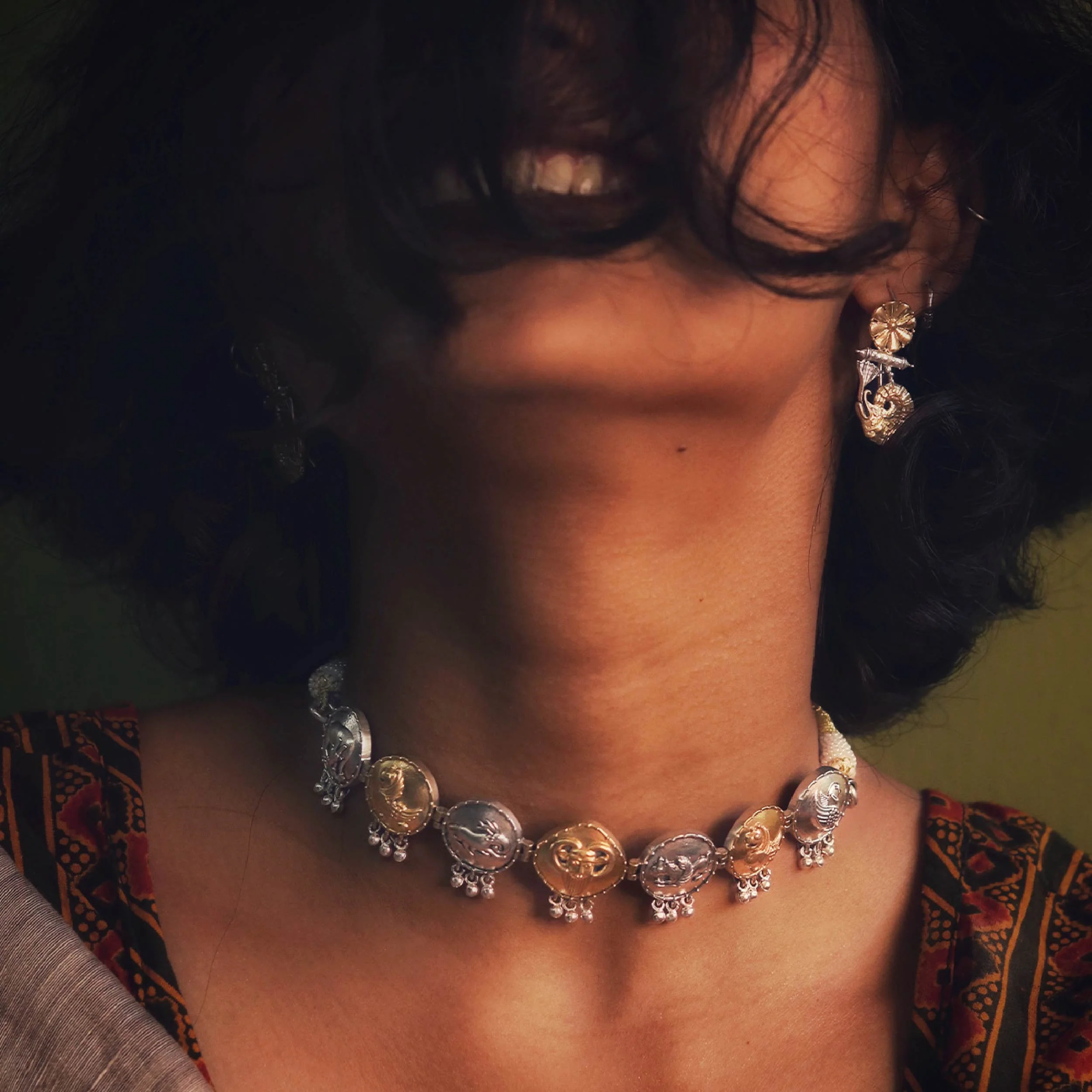 Adbhuta Silver Choker Necklace by MOHA - Image 4
