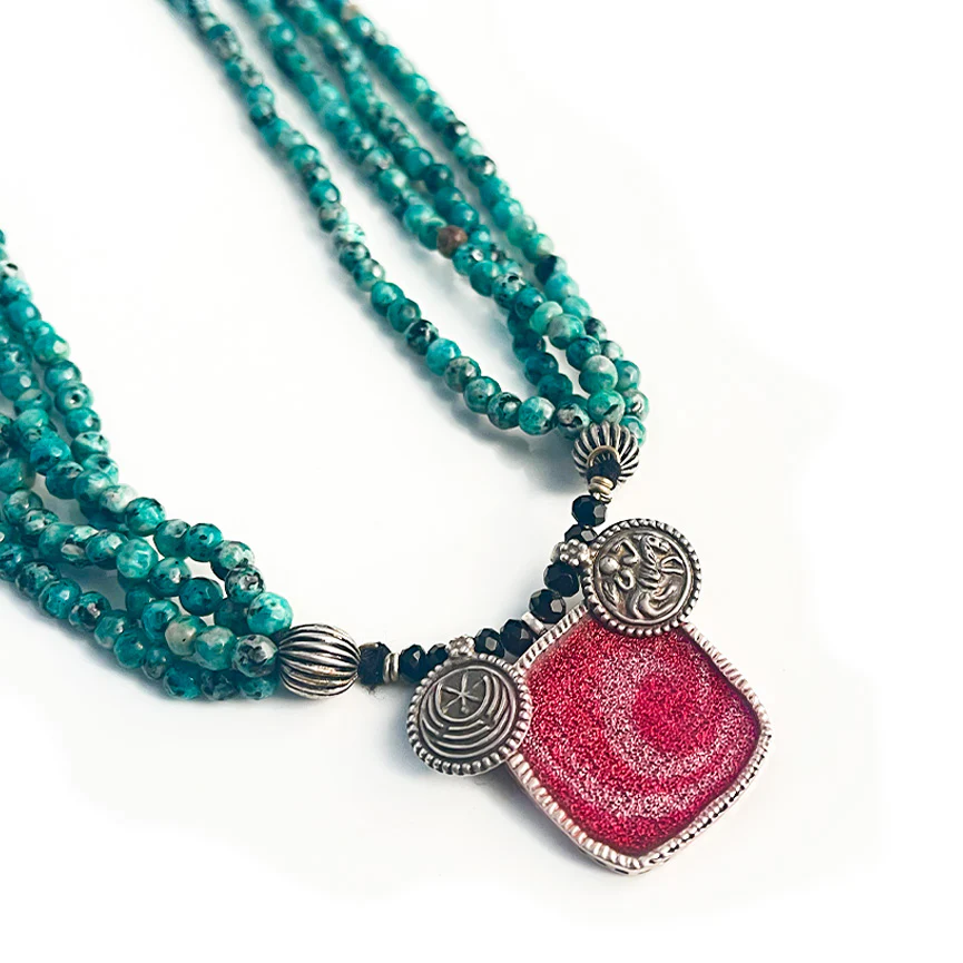 Ananta Silver Necklace by Moha - Image 3