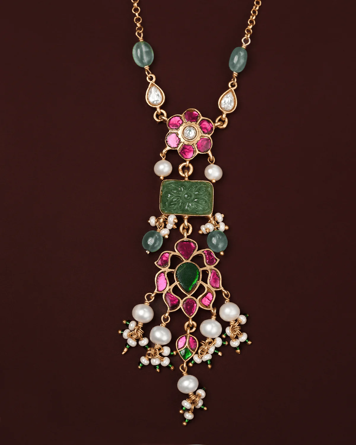 Anvi Silver Pendant with Chain by MOHA - Image 3