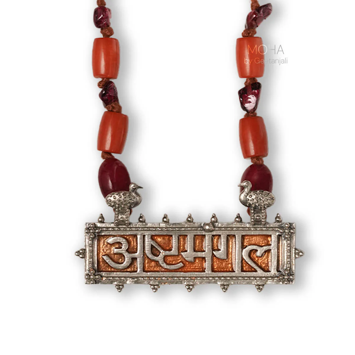 Ashtamangal Silver Necklace by MOHA - Image 3