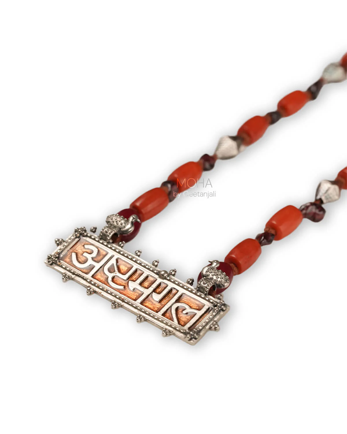 Ashtamangal Silver Necklace by MOHA - Image 4