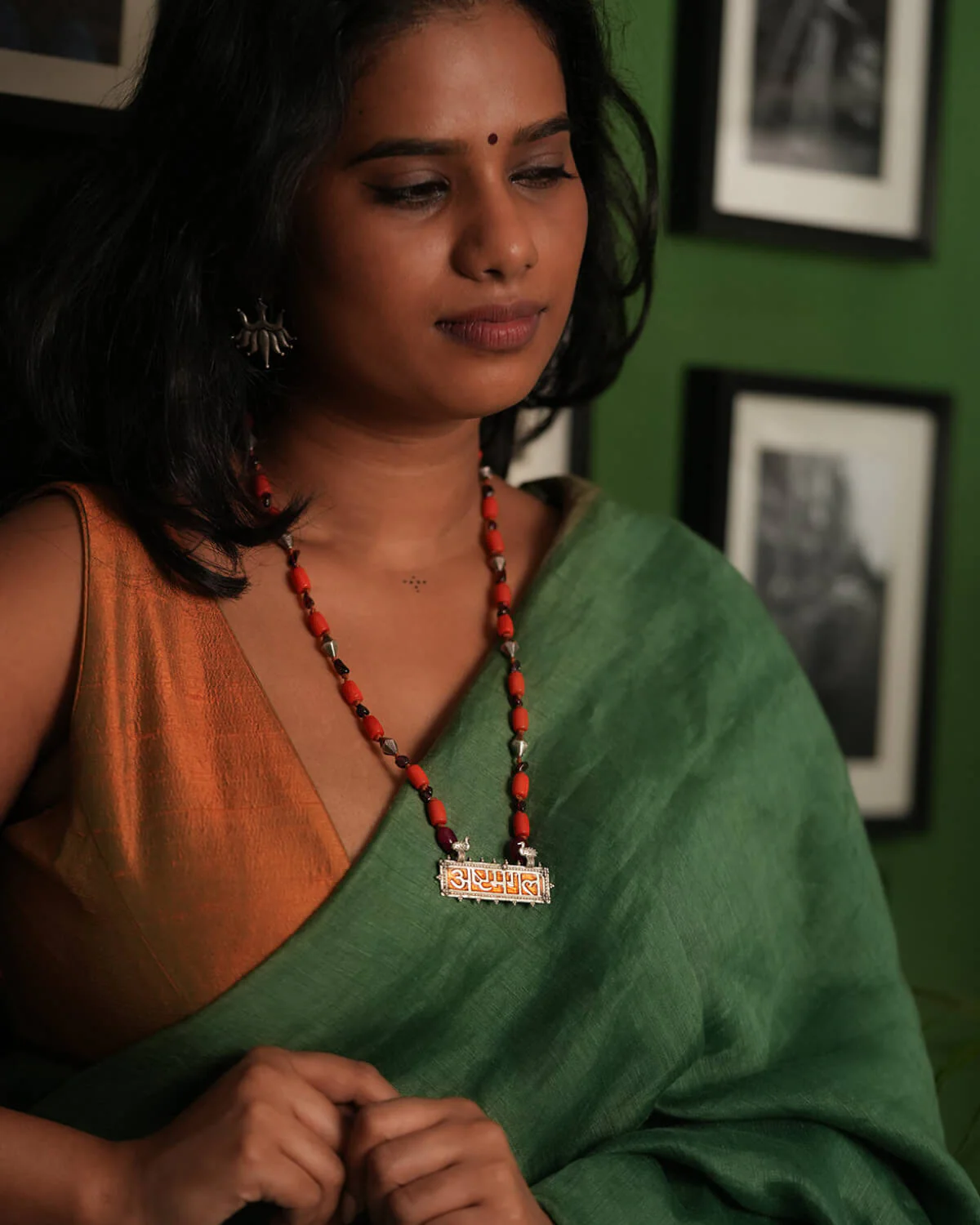 Ashtamangal Silver Necklace by MOHA - Image 5