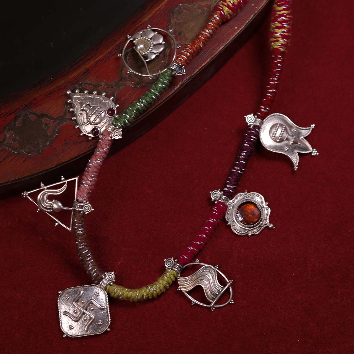 Ashtasutra Silver Necklace by Moha - Image 3
