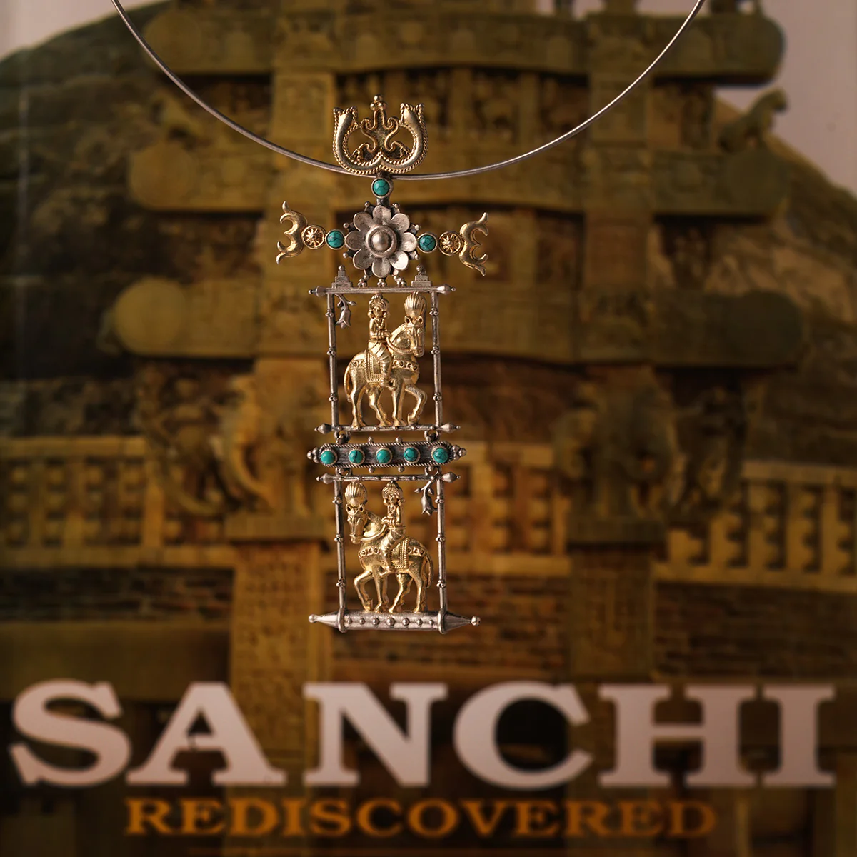 Ashwa Rohak Silver Pendant Hasli by MOHA - Image 6