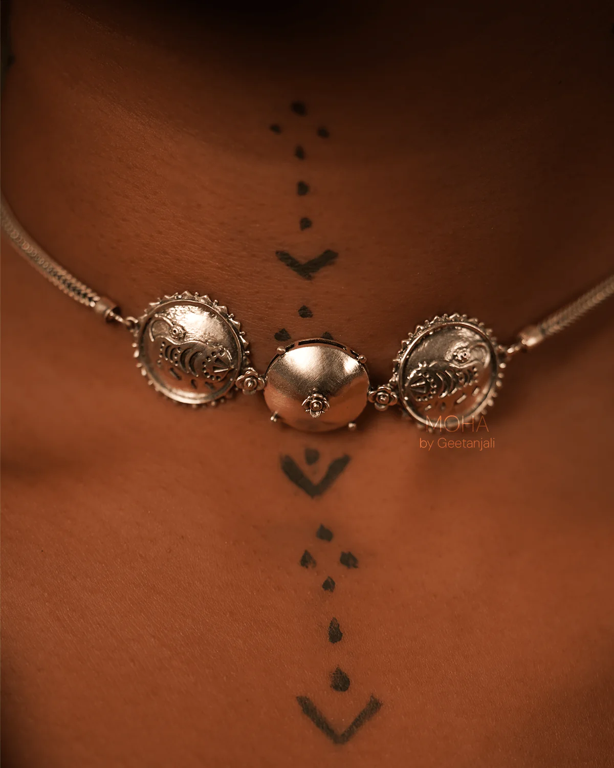 Baagh Silver Necklace by MOHA - Image 6