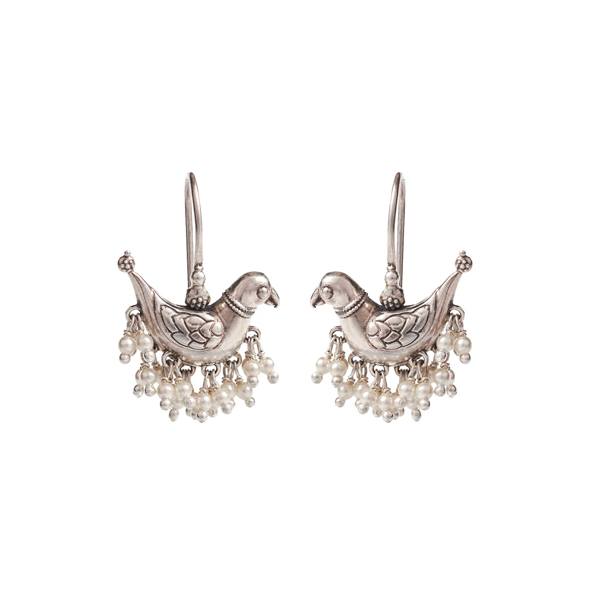 Baby Sarika Silver Earrings by MOHA - Image 6