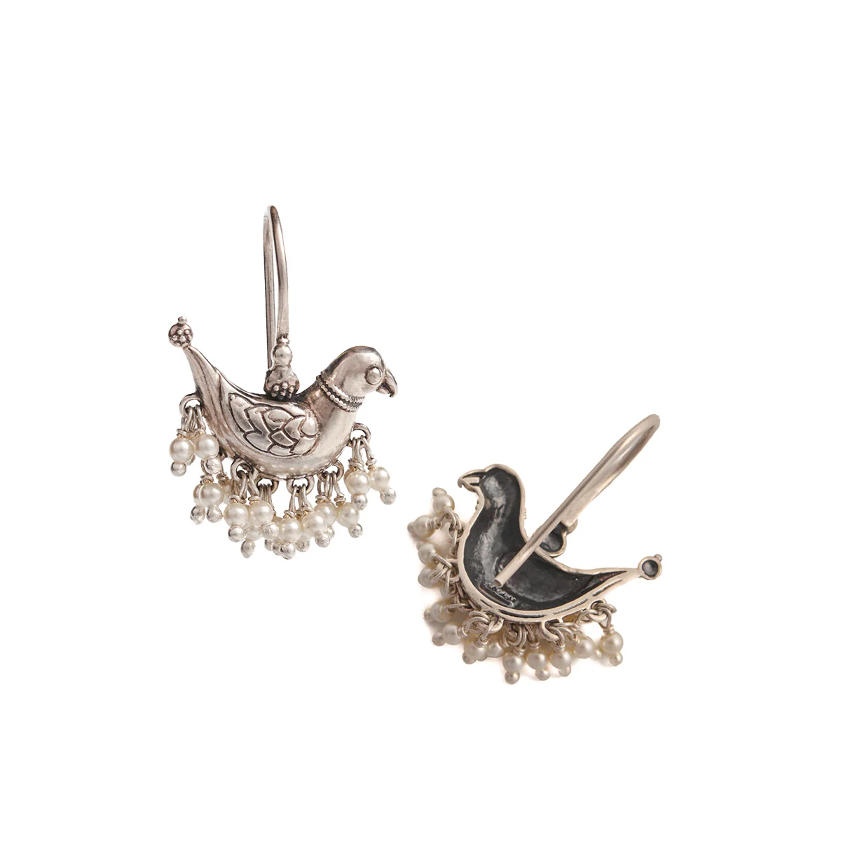 Baby Sarika Silver Earrings by MOHA - Image 7