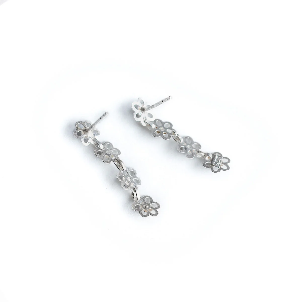 Bakuli Silver Earrings by MOHA - Image 2