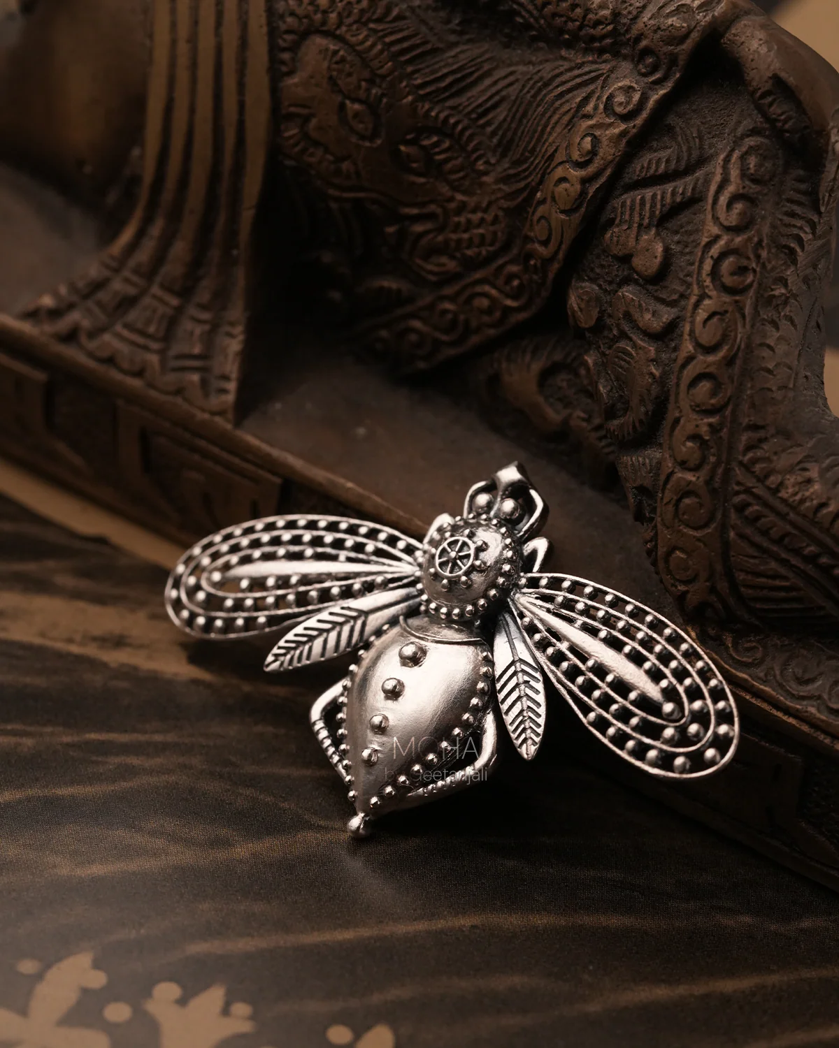 Bhawara Silver Pendant by MOHA (Only Pendant) - Image 3