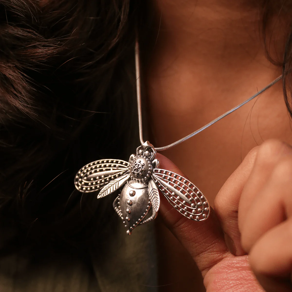 Bhawara Silver Pendant by MOHA (Only Pendant) - Image 6