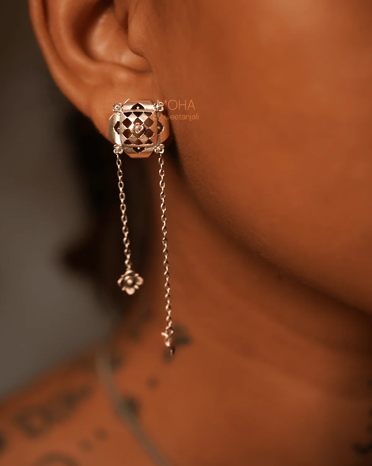 Bijani Silver Earrings by MOHA - Image 4