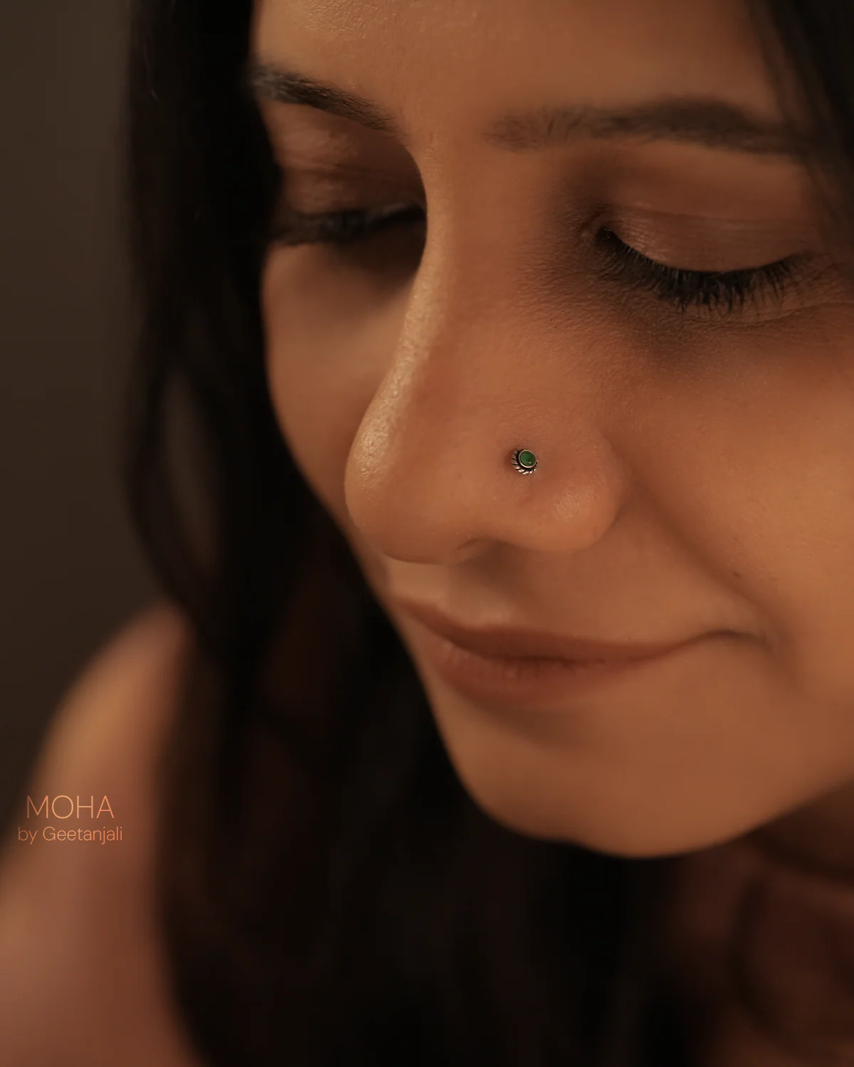 Bindu Silver Nosepin by MOHA - Image 5