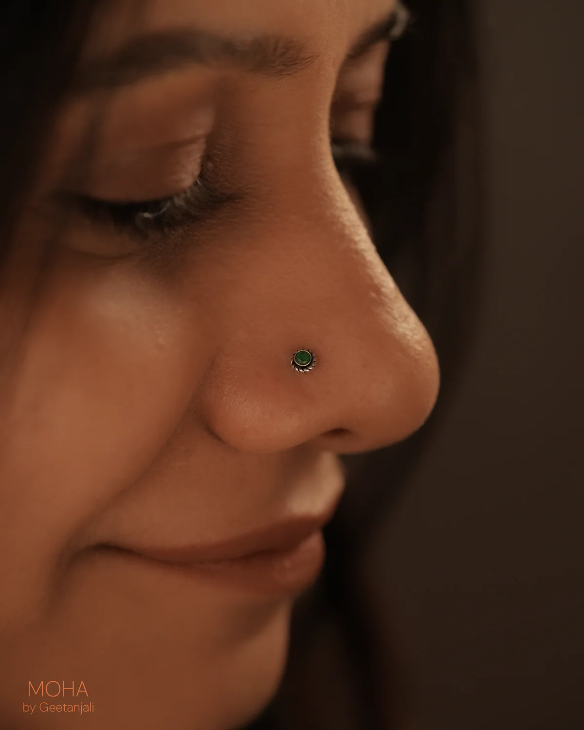 Bindu Silver Nosepin by MOHA - Image 7