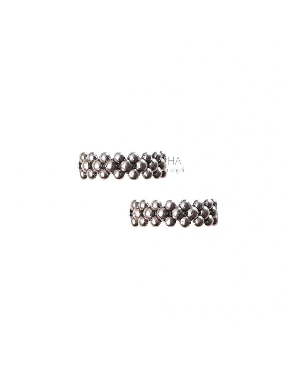 Bindu Silver Toe Rings by MOHA