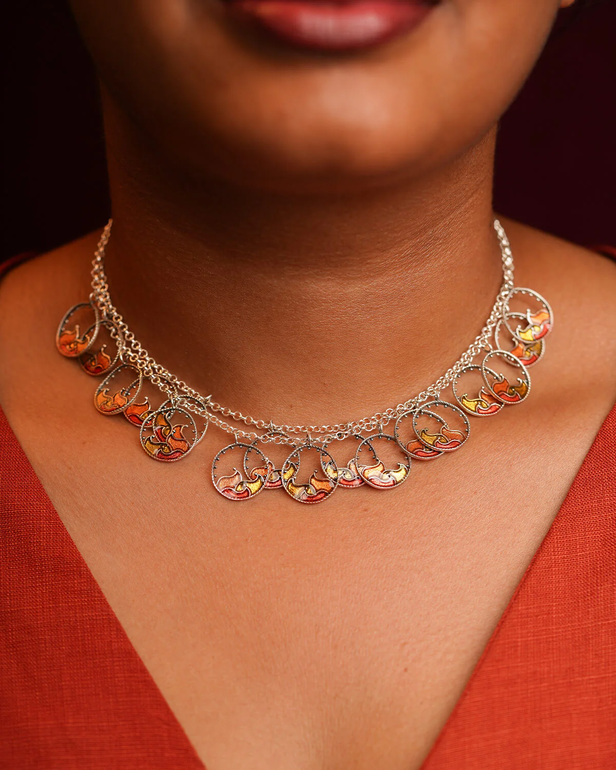 Blaze Silver necklace by MOHA - Image 6