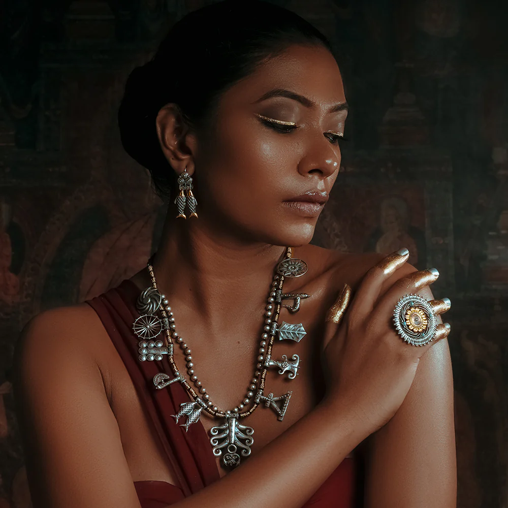 Bodhi Mangala Silver Necklace by MOHA - Image 2