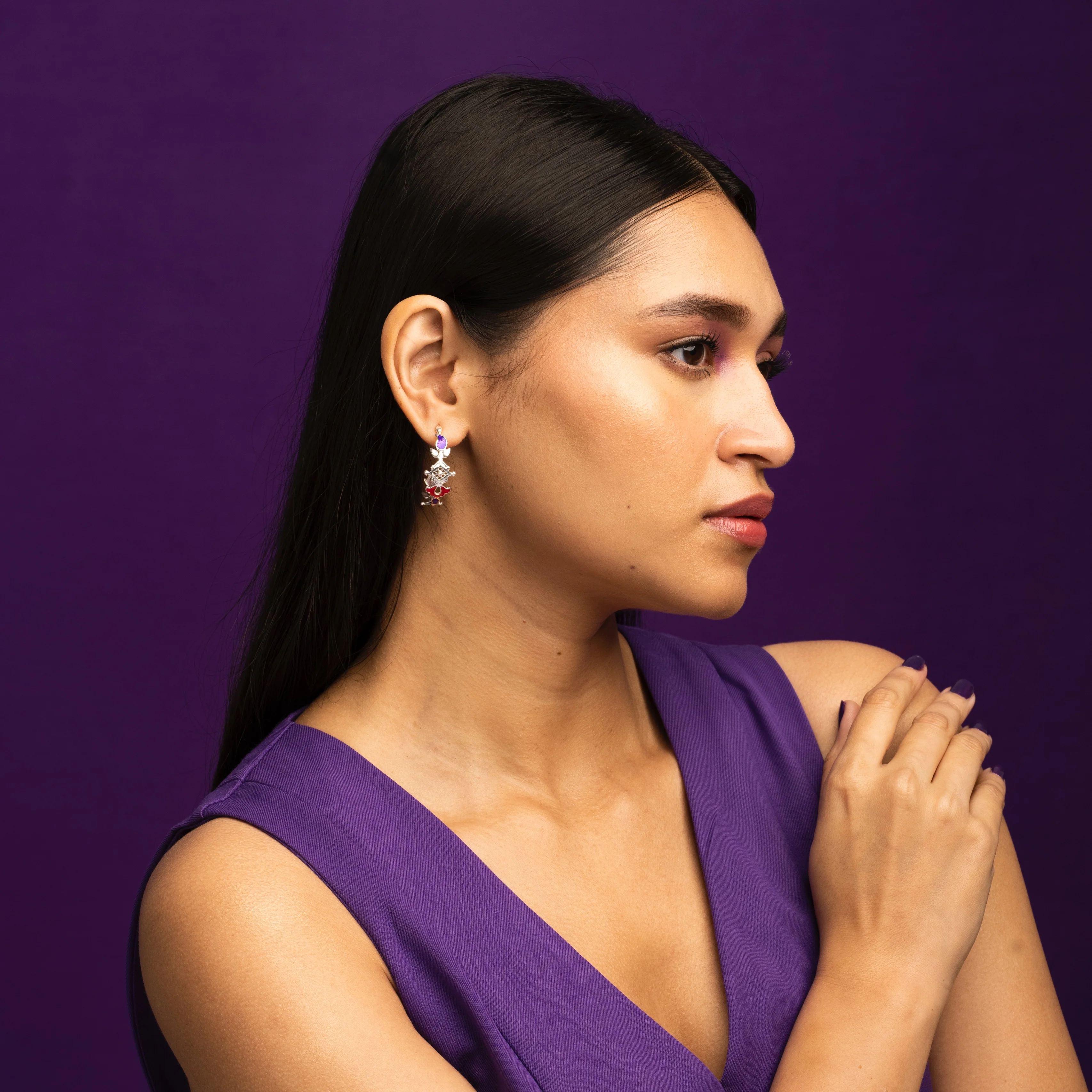 Buti Hoop Silver Earrings By Moha - Image 11
