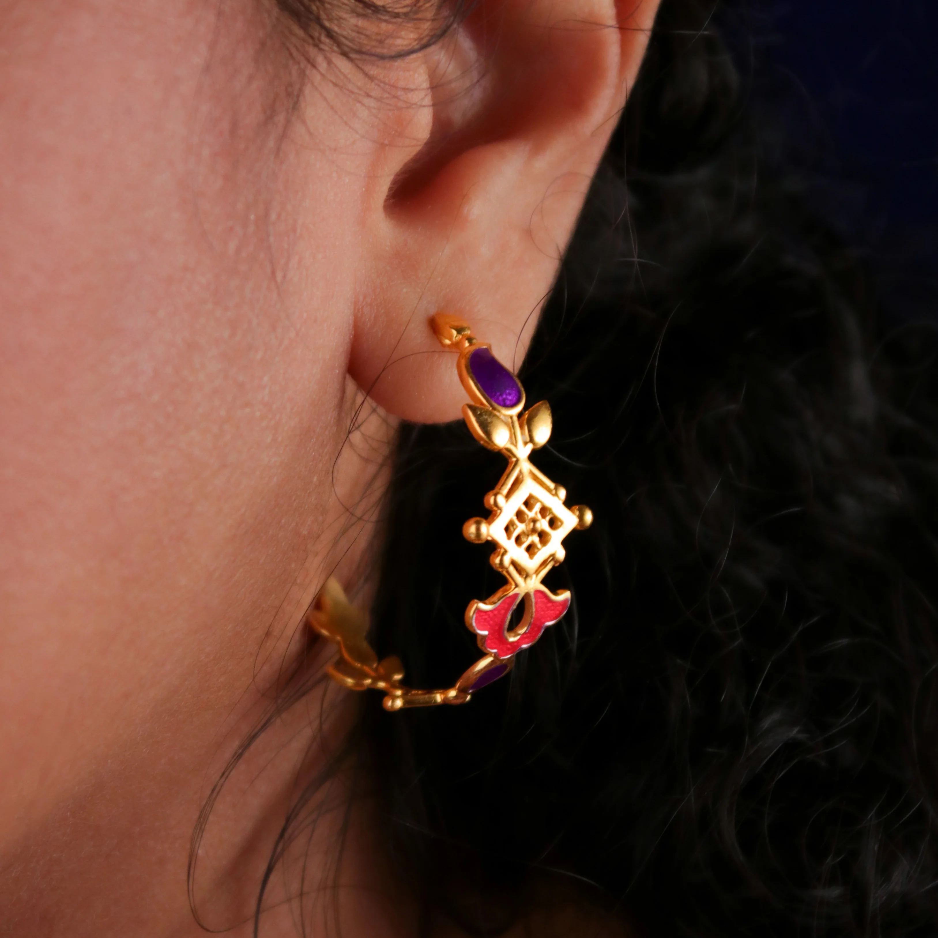 Buti Hoop Silver Earrings By Moha - Image 12