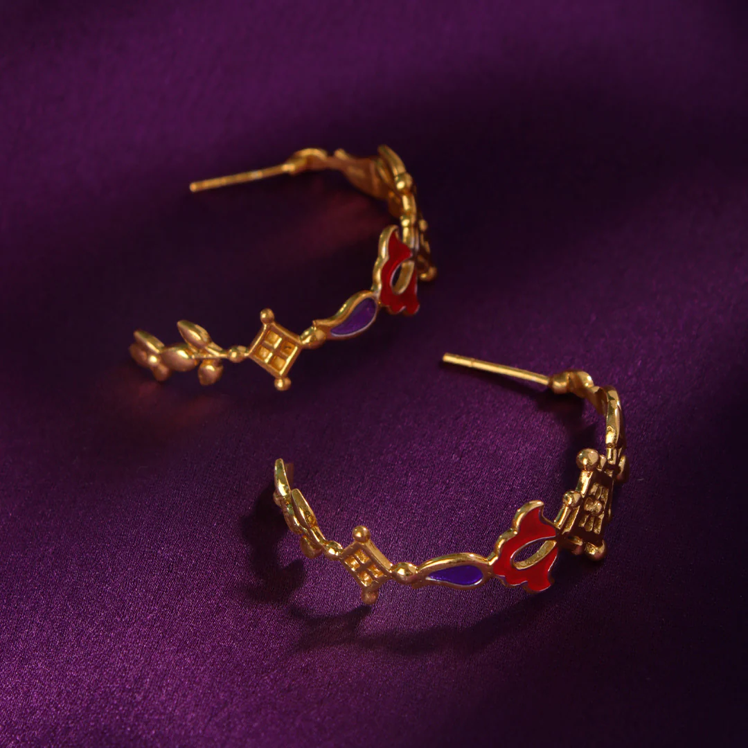 Buti Hoop Silver Earrings By Moha - Image 3