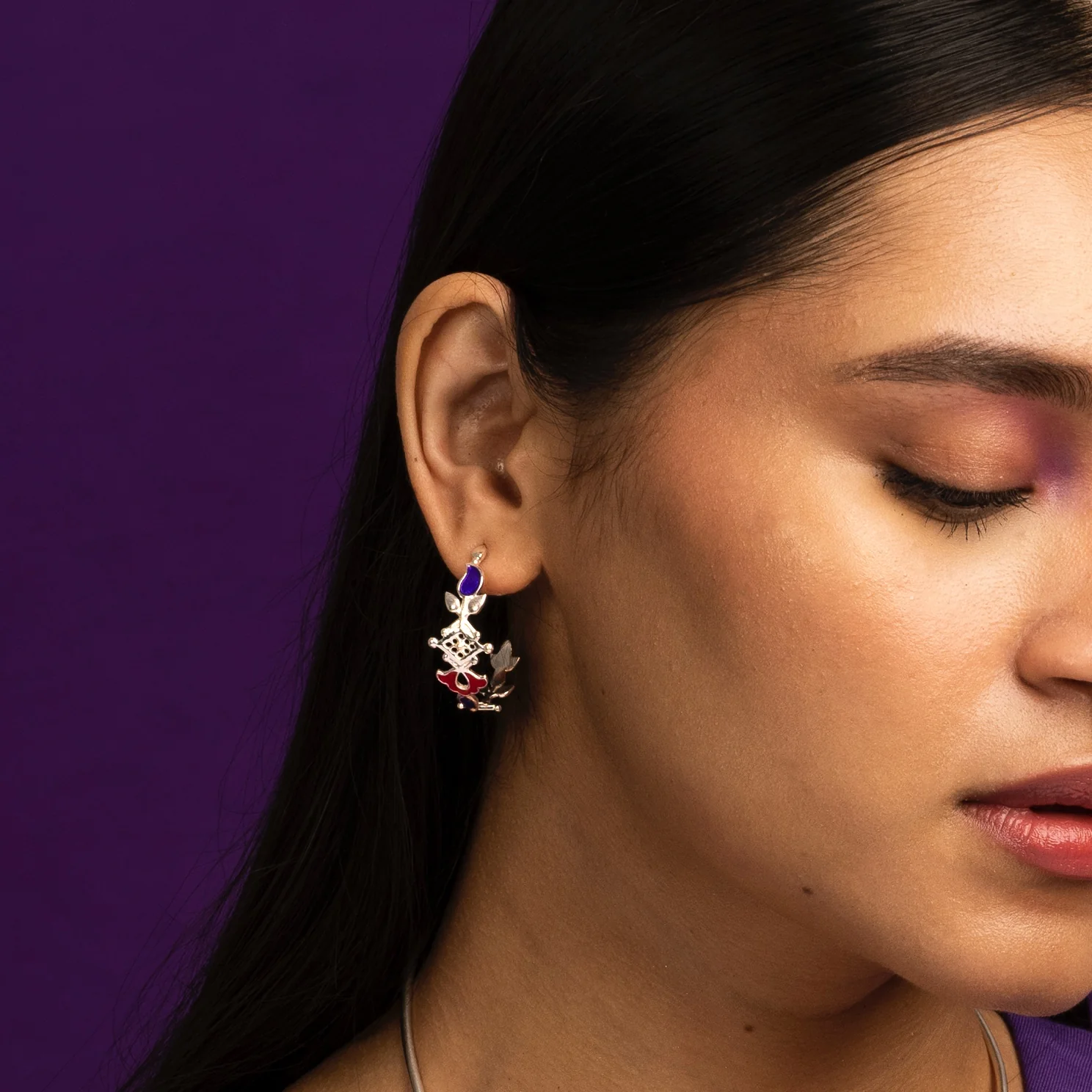 Buti Hoop Silver Earrings By Moha - Image 6