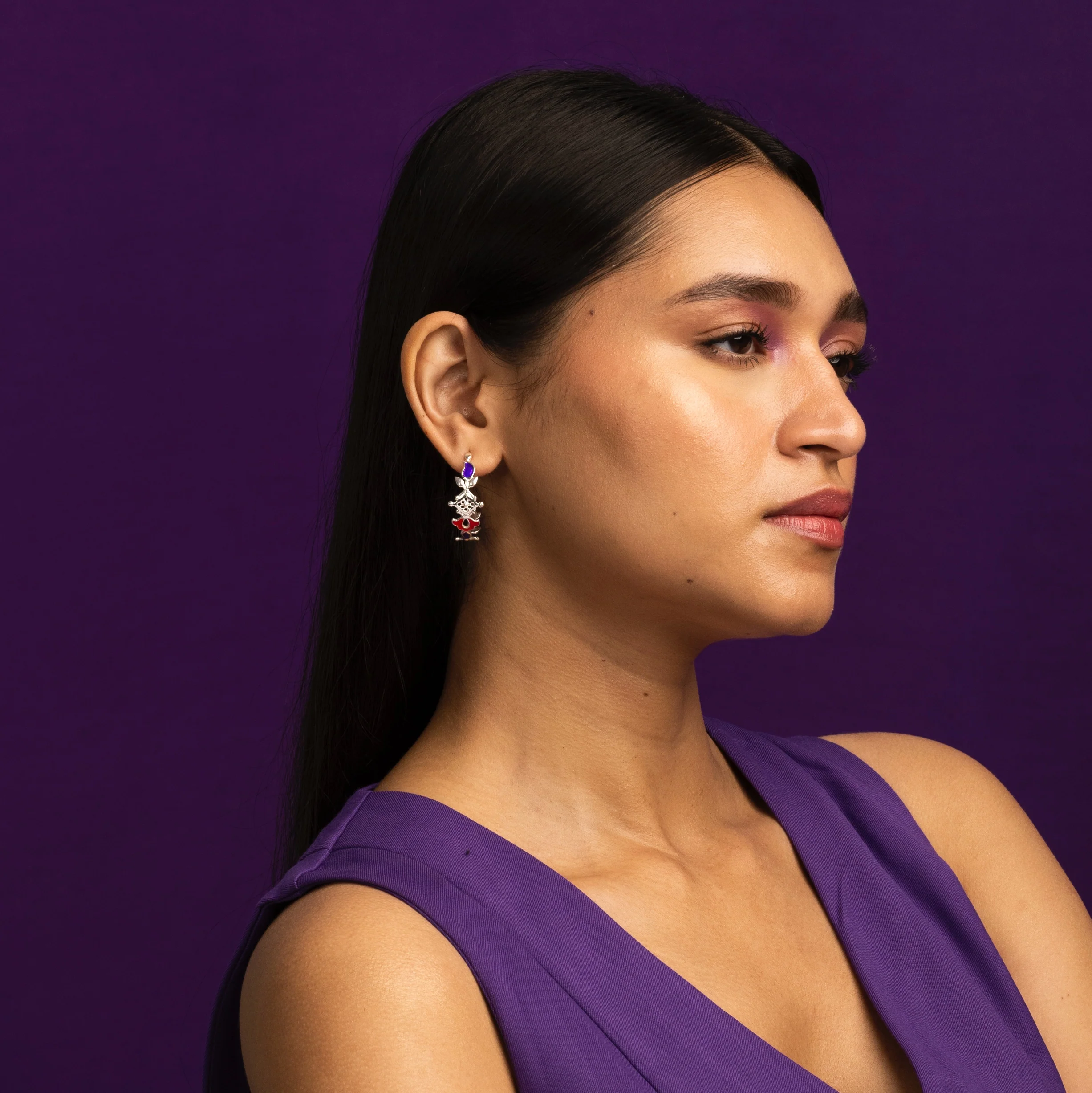 Buti Hoop Silver Earrings By Moha - Image 9