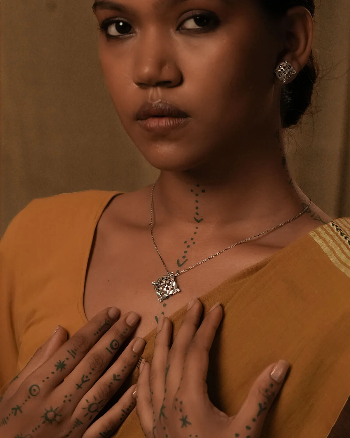 Chak Silver Pendant with chain by MOHA - Image 4