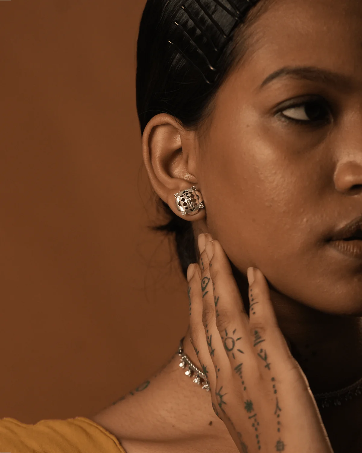 Chak Silver Studs by MOHA - Image 3