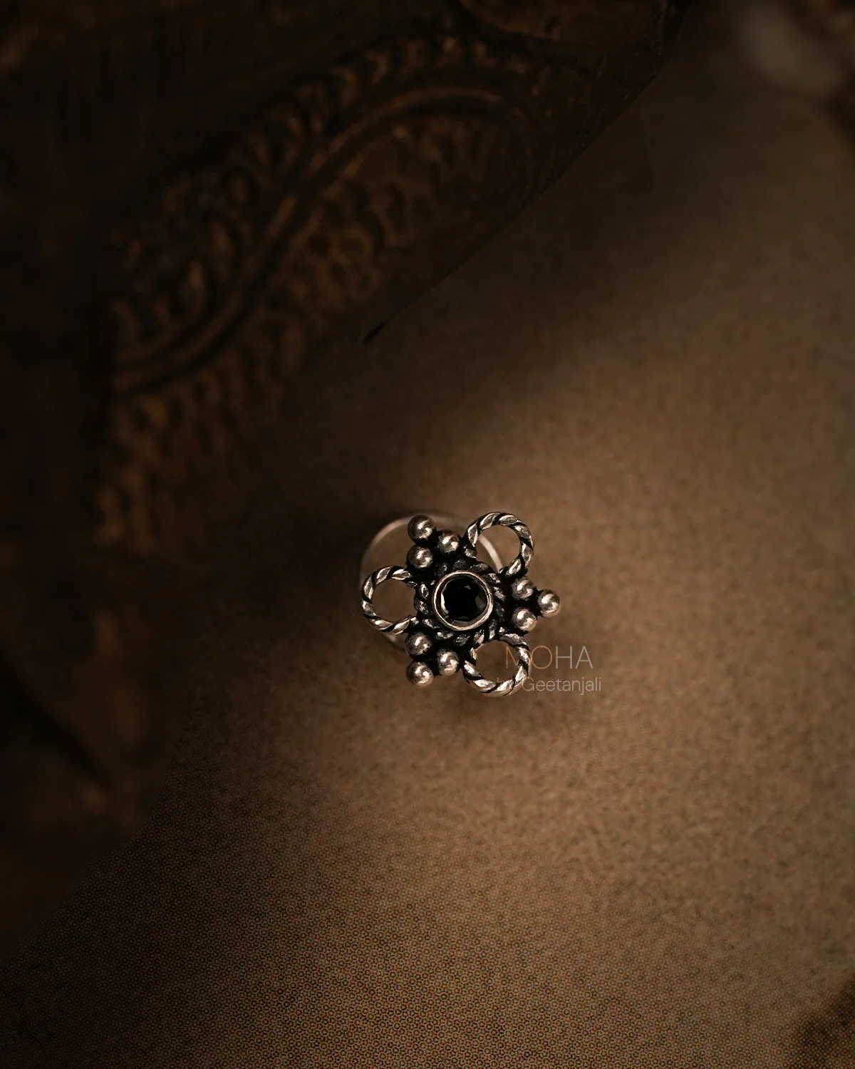 Chakor Silver Nosepin by MOHA - Image 3