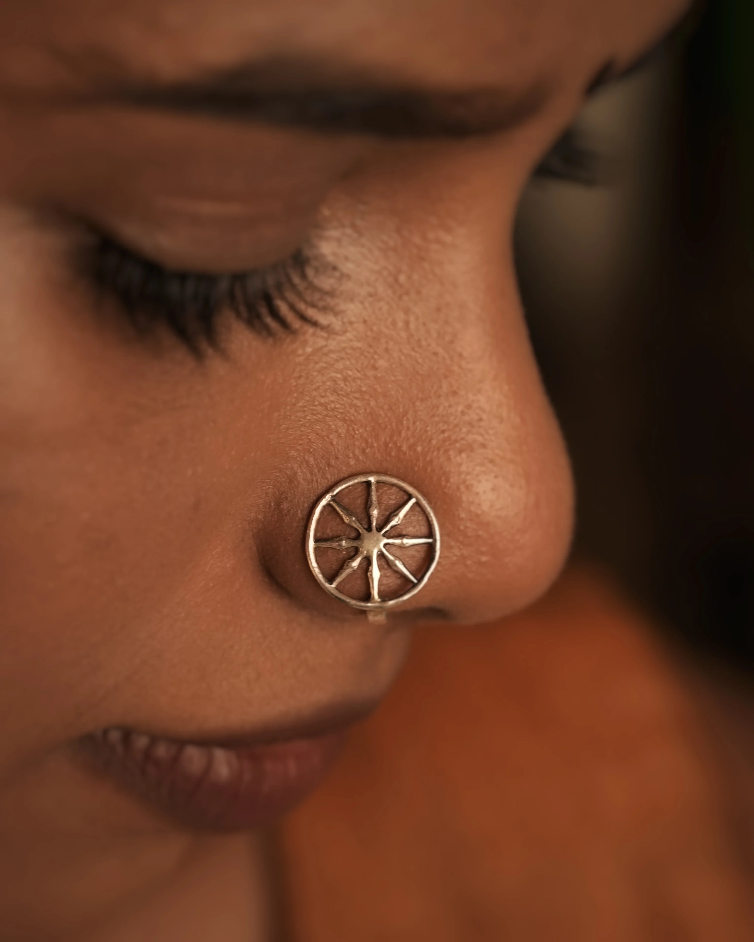 Chakra Nose Pin - Clip On by MOHA - Image 3