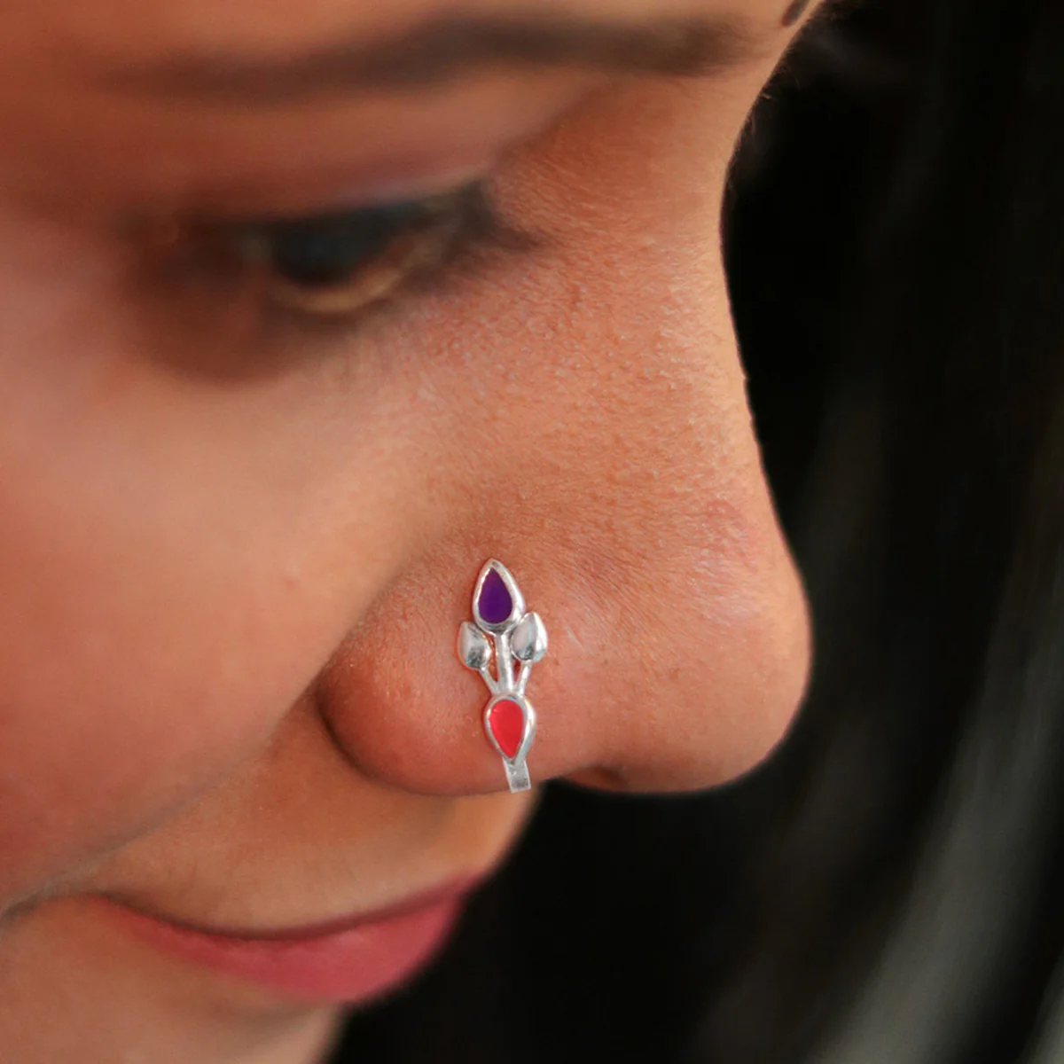 Chamba Nose Pin clip on by MOHA - Image 6