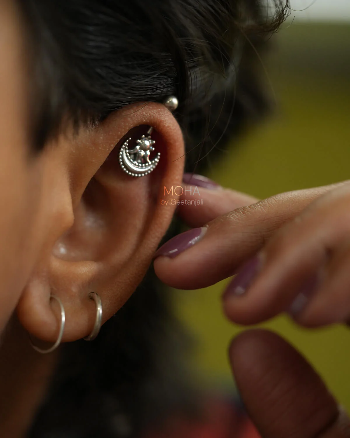 Chand Silver Bugadi Pierced By MOHA - Image 3