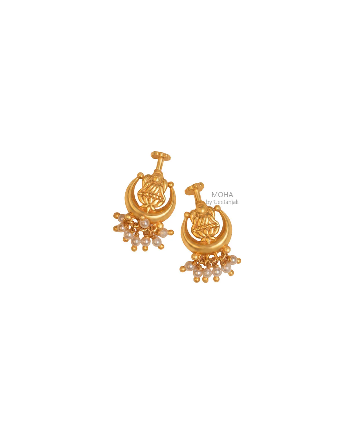 Chandra Lakshmi Silver Bugadi (Gold Plated) by MOHA - Image 5