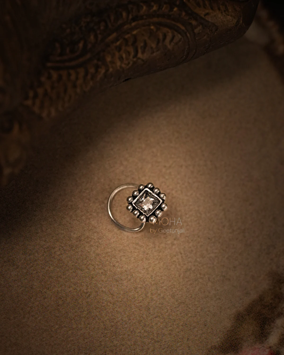 Chauras Silver Nosepin by MOHA - Image 3