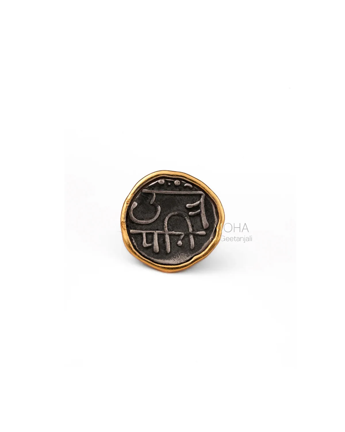 Chhatrapati Shivaji Silver Brooch Pin by MOHA - Image 2