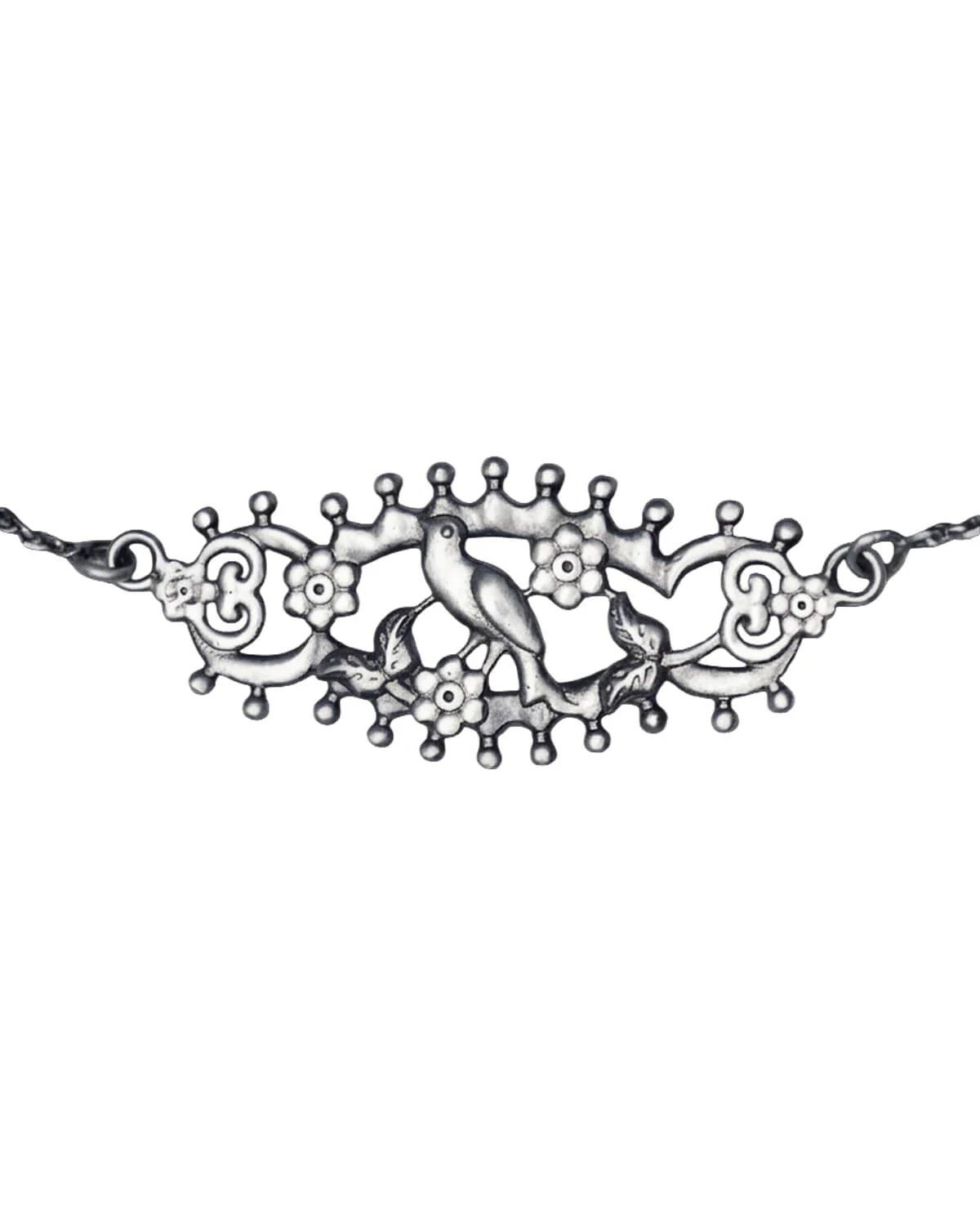 Chiraiya Silver Necklace by MOHA