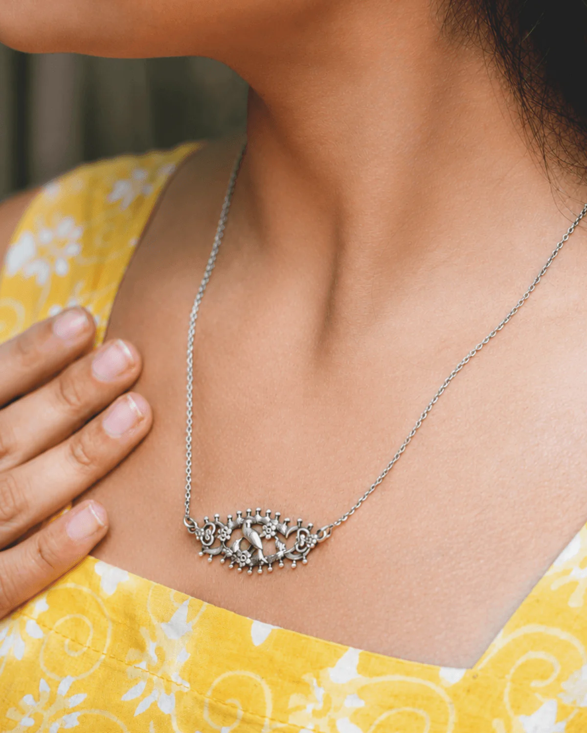 Chiraiya Silver Necklace by MOHA - Image 2