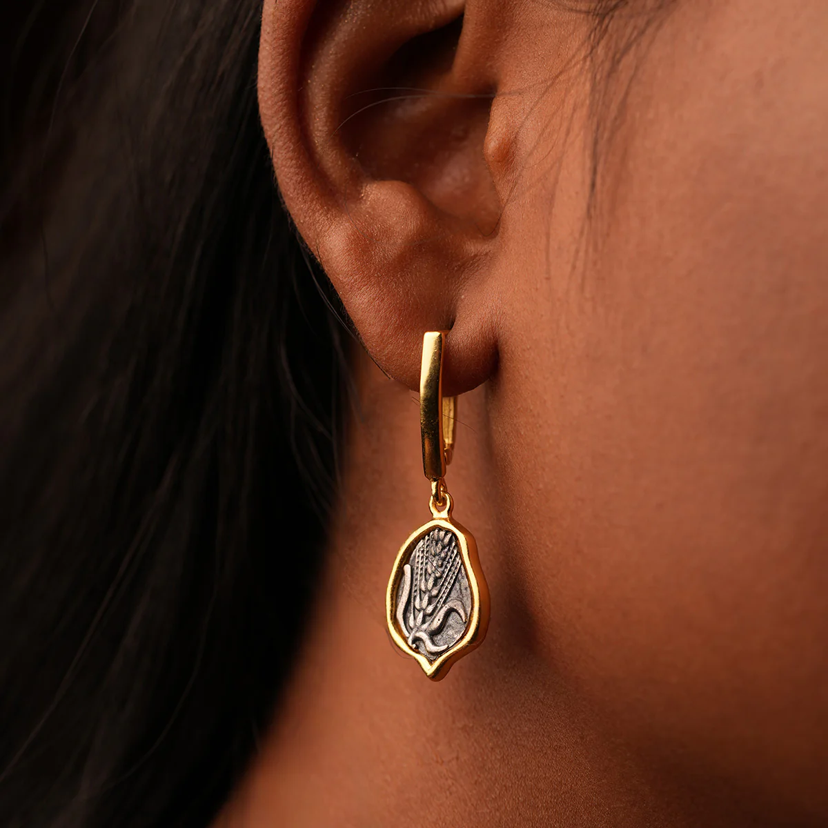 Dhaan Silver Earrings by MOHA - Image 4