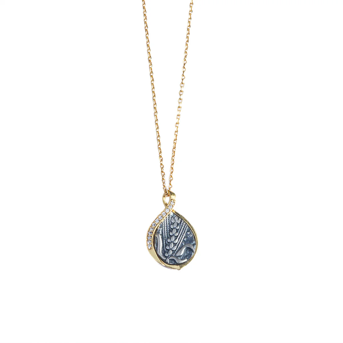 Dhaan Silver Pendant with Chain by MOHA - Image 5