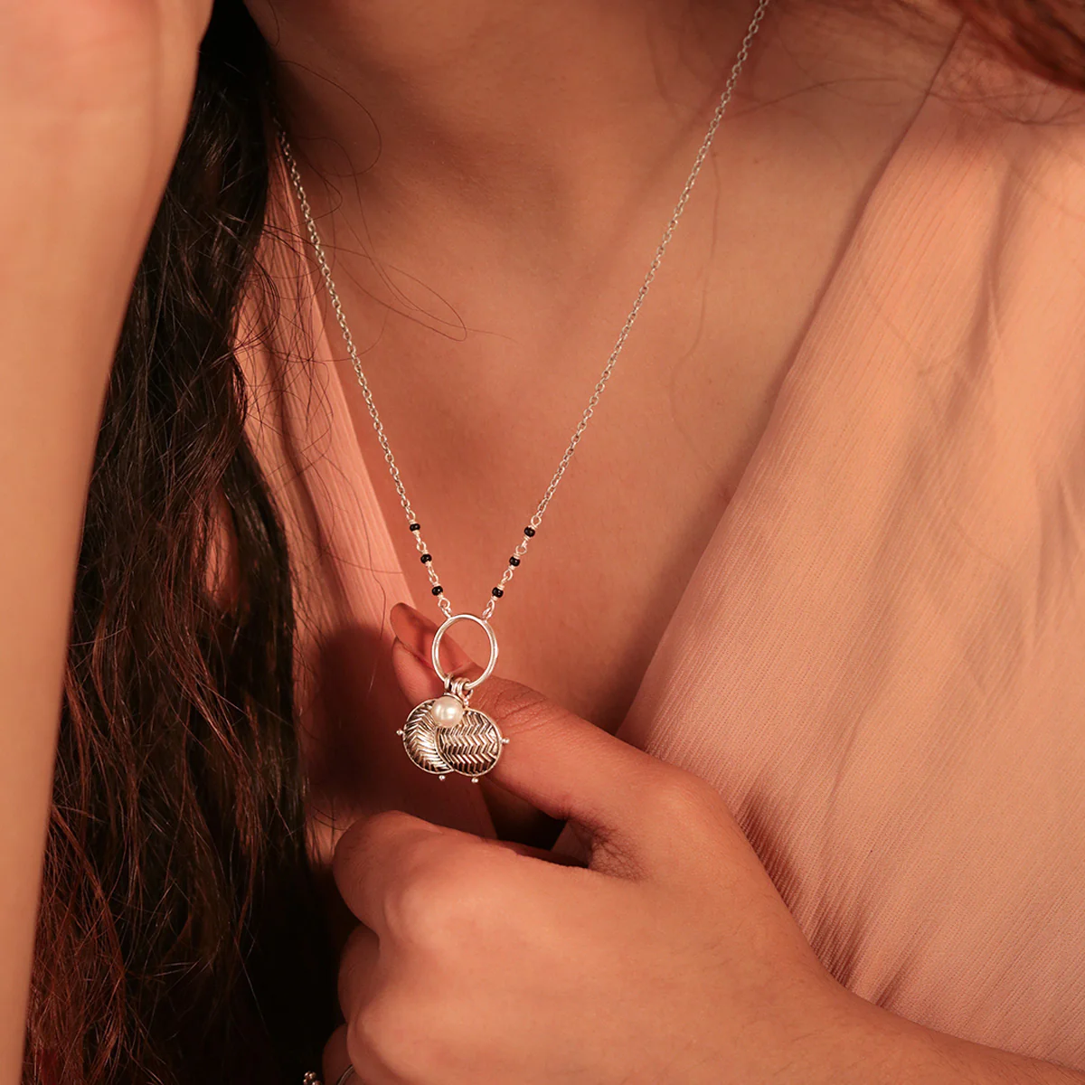 Eternity Silver Mangalsutra by MOHA - Image 6