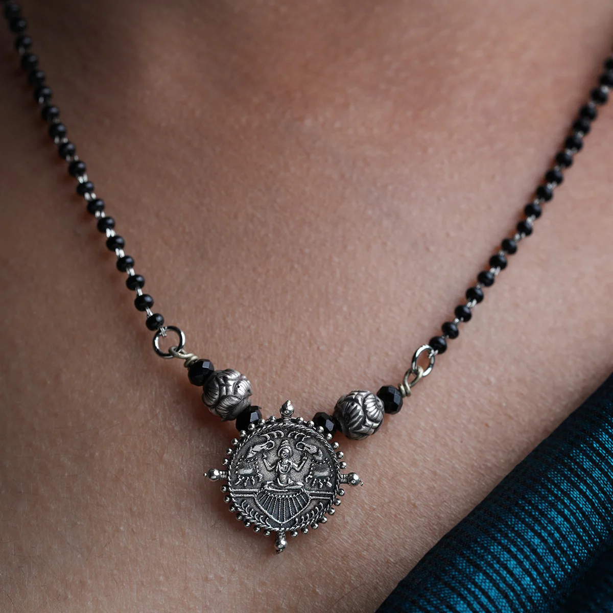 Gajalaxmi Silver Mangalsutra by MOHA - Image 2