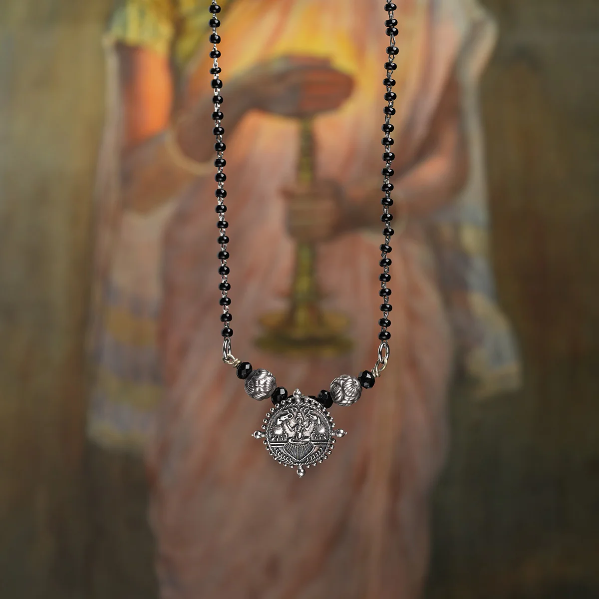 Gajalaxmi Silver Mangalsutra by MOHA - Image 3