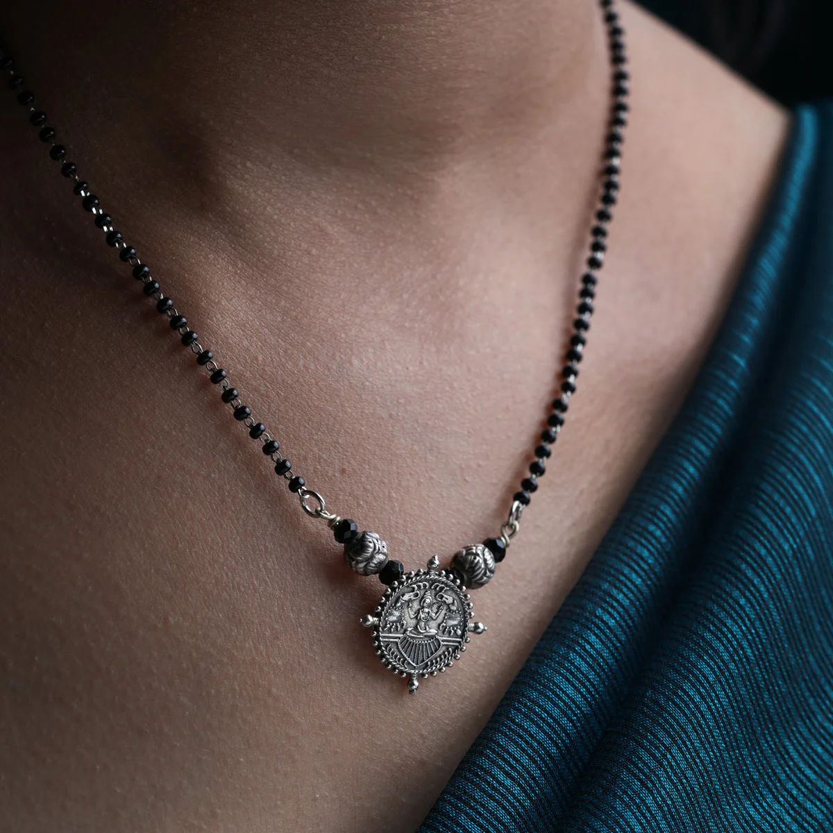Gajalaxmi Silver Mangalsutra by MOHA - Image 5