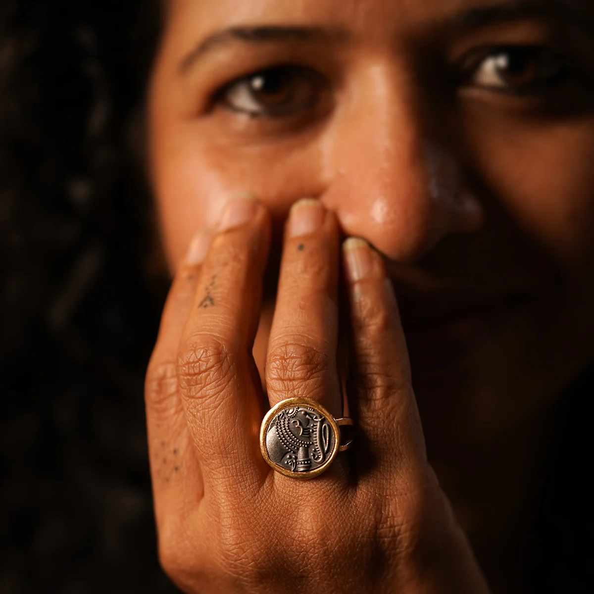 Gajapati Silver Finger Ring by MOHA - Image 3