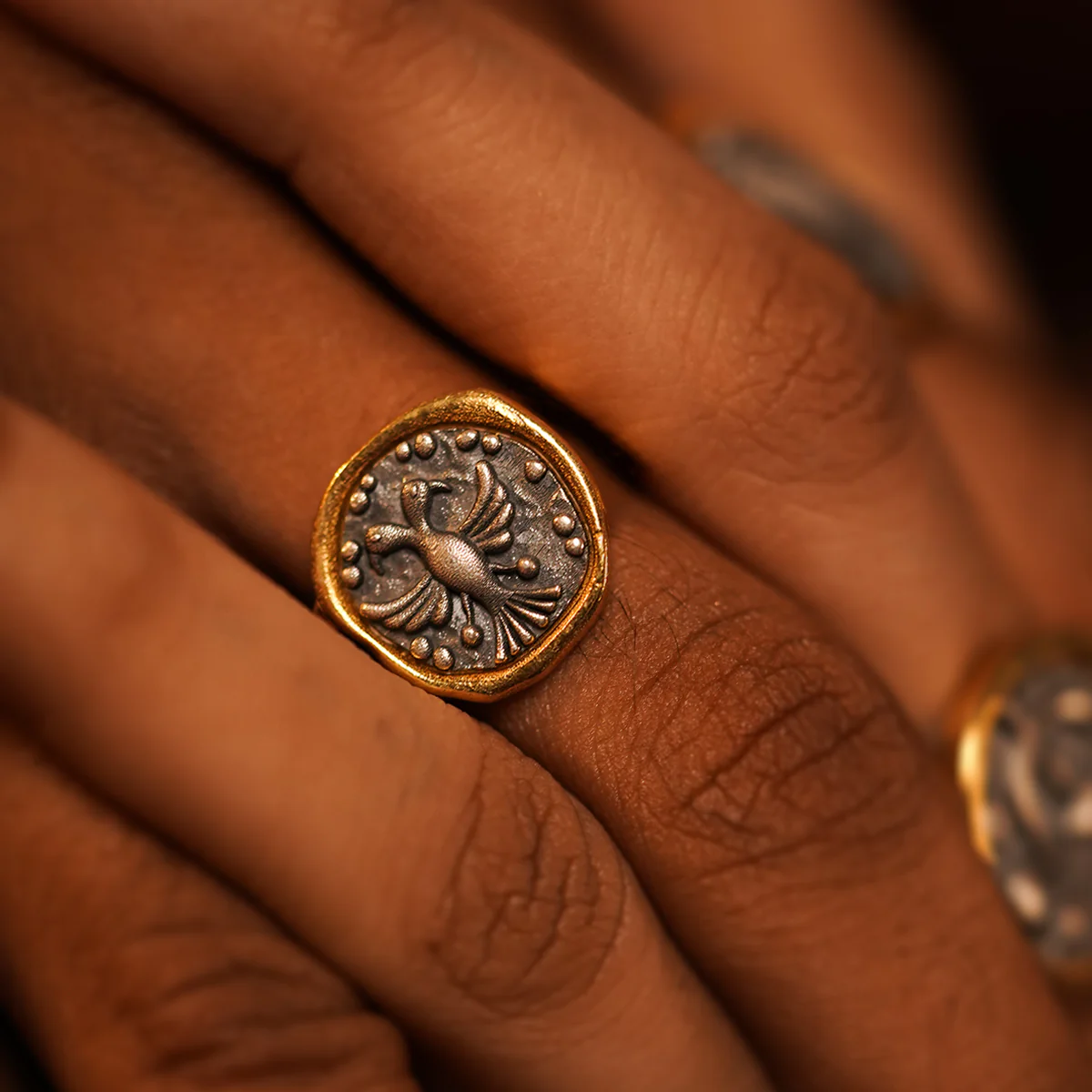 Gandaberunda Silver Finger Ring by MOHA - Image 2