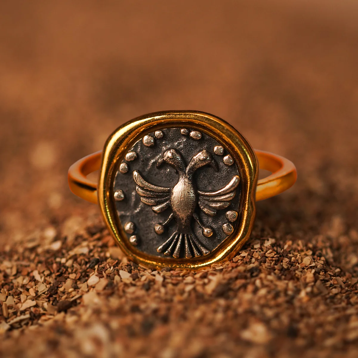 Gandaberunda Silver Finger Ring by MOHA - Image 4