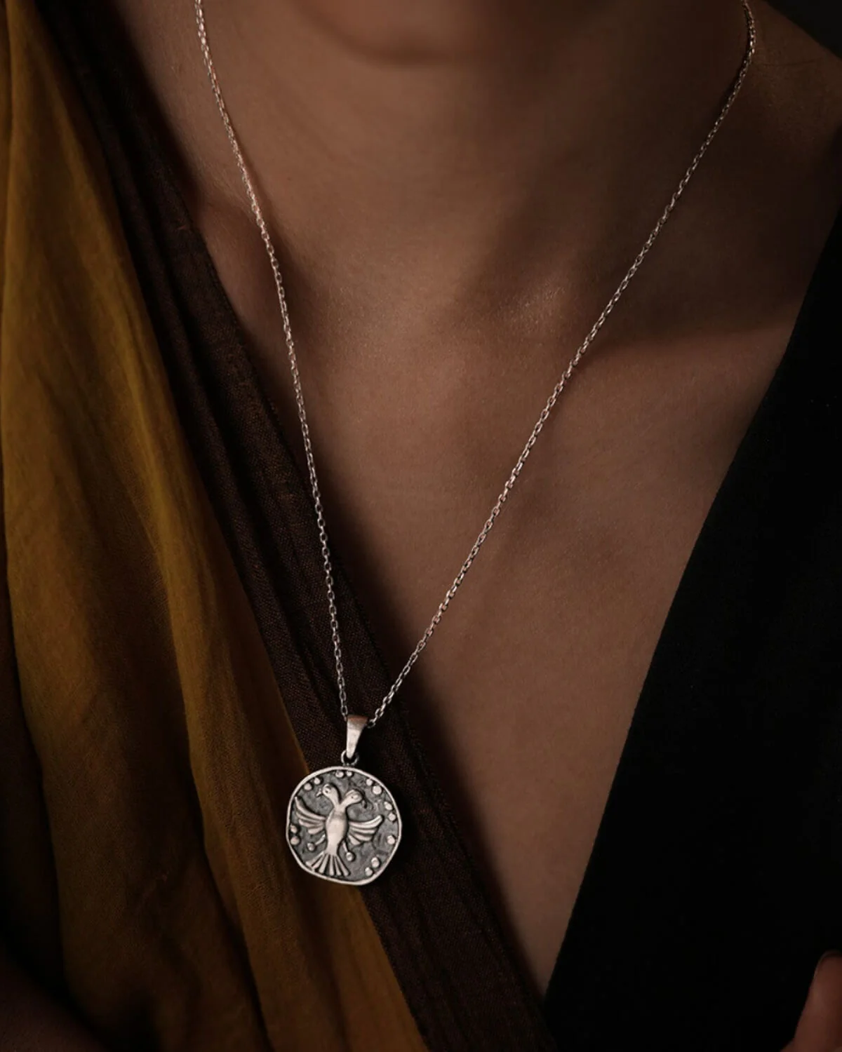 Gandabherunda Silver Pendant by Moha (Only Pendant) - Image 2
