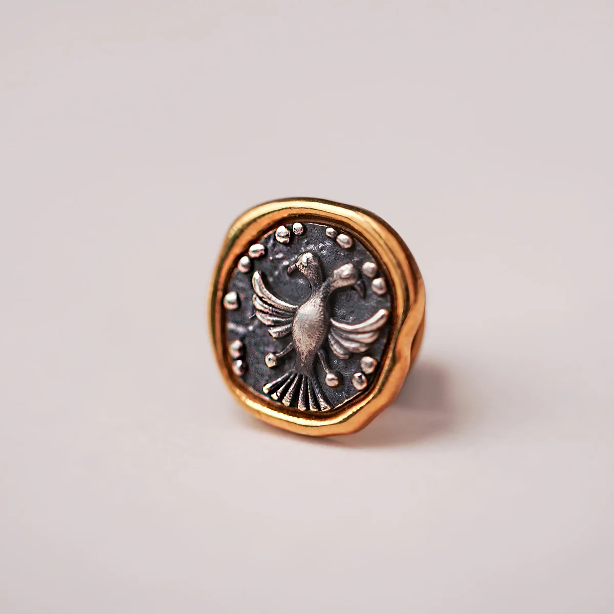 Gandaberunda Silver Brooch pin by MOHA - Image 4